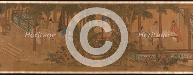 The Four Accomplishments, Qing dynasty (1644-1911), 19th century. Creator: Wang Ning.