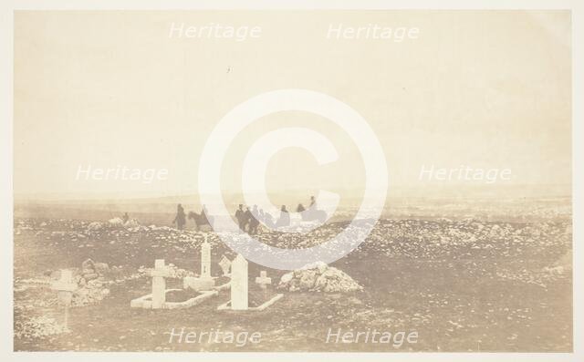Cemetery, Cathcart's Hill, 1855. Creator: Roger Fenton.
