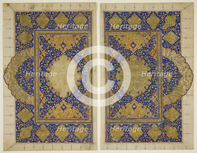 Double Page from the Qur'an, Safavid dynasty (1501-1722), 16th century. Creator: Unknown.