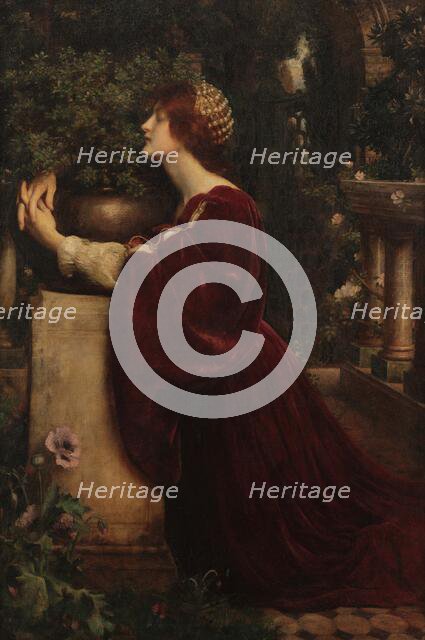 Isabella and the Pot of Basil, c1904. Creator: Nowell, Arthur Trevethin (1862-1940).