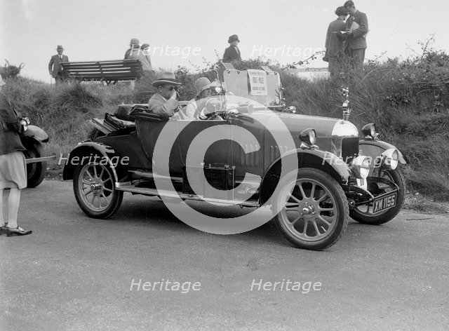 Morris Cowley, winner of the Concours d'Elegance, Class 1, Bournemouth Rally, 1928 Artist: Bill Brunell.