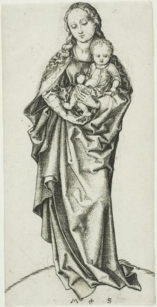 The Madonna and Child with an Apple, c. 1475. Creator: Martin Schongauer.