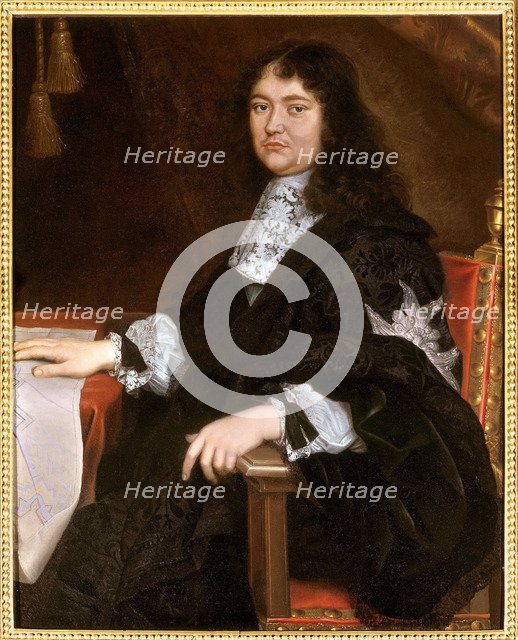 Portrait of François Michel Le Tellier, Marquis de Louvois (1641-1691), Second Half of the 17th cent Artist: Mignard, Pierre (1612-1695)