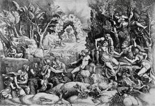 The Death of Procris, c1540. Creator: Giorgio Ghisi.