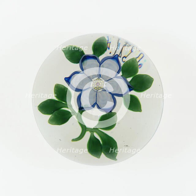 Paperweight, Baccarat, c. 1845-60. Creator: Baccarat Glasshouse.