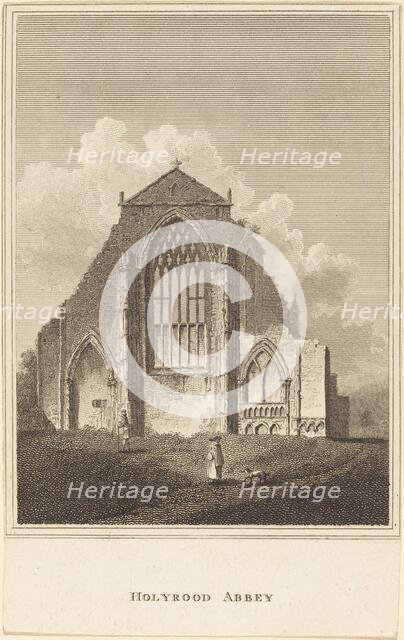 Holyrood Abbey, 19th century. Creator: Unknown.