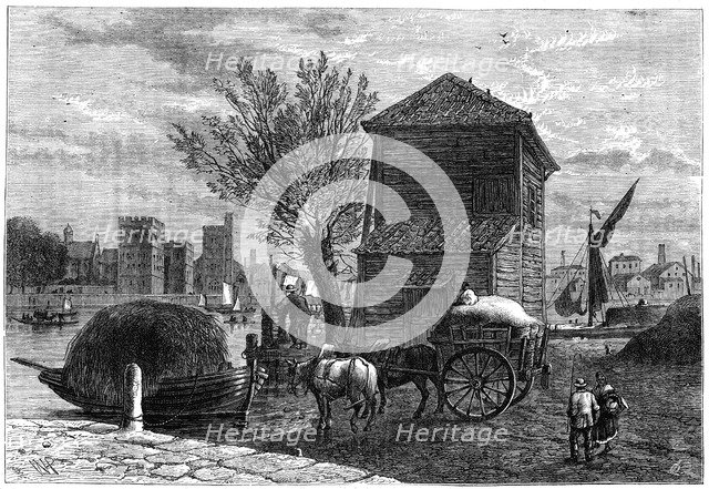 The old Horseferry, London, c1800 (1891). Artist: Unknown