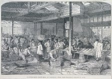 Billingsgate Market, London, 1849. Artist: Henry Vizetelly