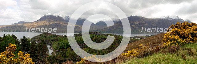 Loch Torridon and the Torridon Hills, Highland, Scotland.