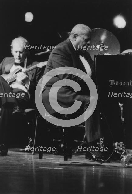 Oscar Peterson, North Sea Jazz Festival, Netherlands, 1995. Creator: Brian Foskett.