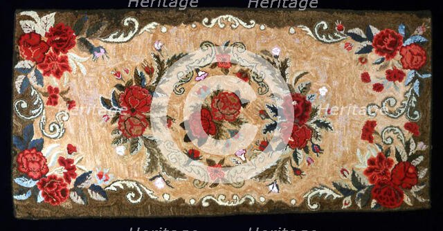 Rug, United States, 19th century. Creator: Unknown.