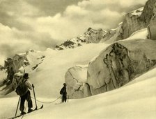 Skiing at Silvretta, Austria, c1935. Creator: Unknown.