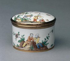 Box, c. 1740-1750. Creator: Chantilly Porcelain Factory (French).