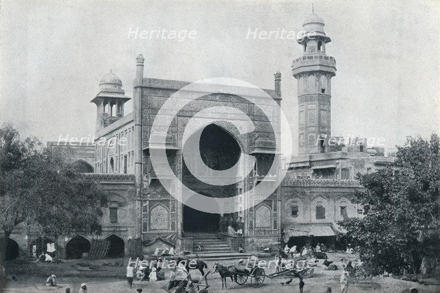 'Mosque of Wazir Khan, Lahore', c1942. Artist: Unknown.