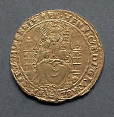 Half Sovereign (obverse), 1544-1547. Creator: Unknown.