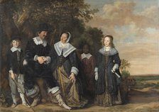 Family Group in a Landscape, 1645. Creator: Frans Hals.