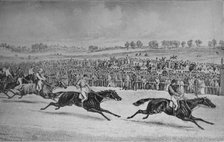 'Race for the St. Leger', 1911. Artist: Unknown.