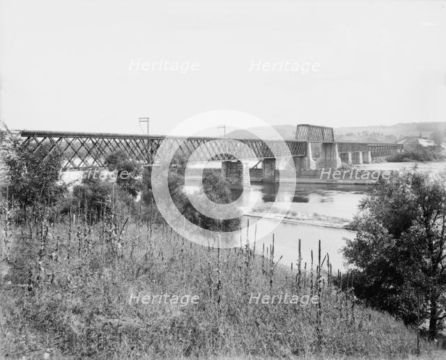 Wisconsin River near Merrimac, between 1880 and 1899. Creator: Unknown.