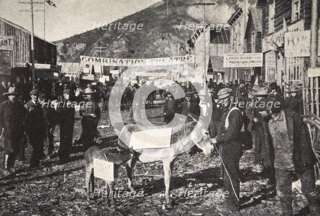 Front Street, Dawson, c1898. Artist: Unknown