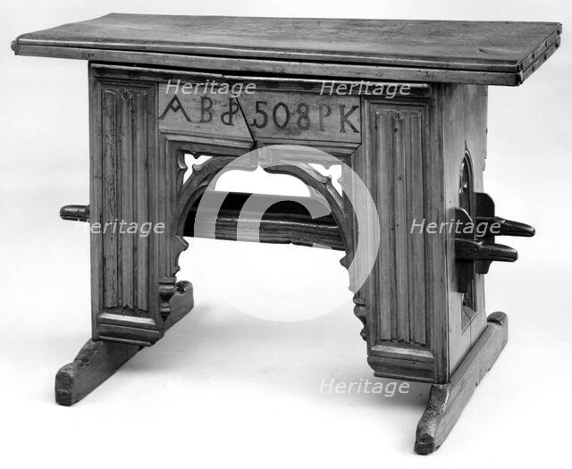 Folding Table, French, 1508. Creator: Unknown.