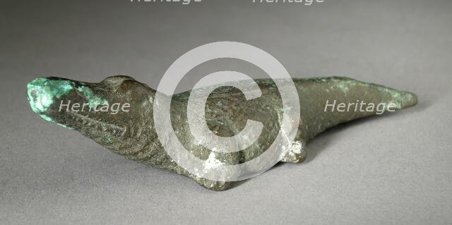 Crocodile Figurine, Late Period-Roman Period (711 BCE-150 CE). Creator: Unknown.