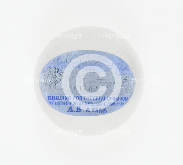 Paperweight, Paris, 1851. Creator: Unknown.