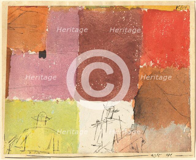 Composition with Figures, 1915. Creator: Paul Klee.