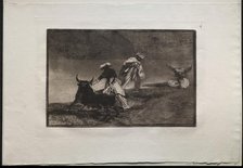 Bullfights: They Play Another with the Cape in an Enclosure, 1876. Creator: Francisco de Goya (Spanish, 1746-1828).