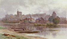 'Windsor Castle in the Gloom', c1874-1914. Artist: Newton Benett