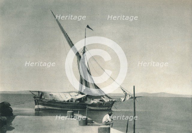 Harbour, Ischia, Italy, 1927. Artist: Eugen Poppel.