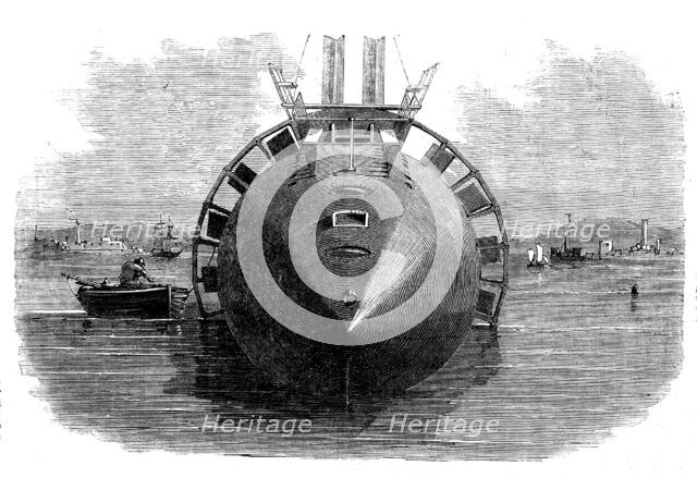 The Winans Steam-vessel - end view, 1858. Creator: Unknown.