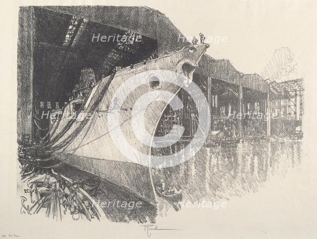 The Prow, 1917. Creator: Joseph Pennell.