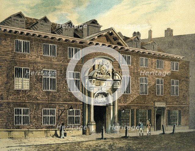 Blackwell Hall, City of London, 1886. Artist: Unknown