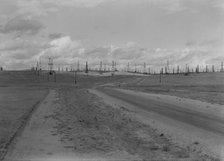 Oil fields, Kern County, California, 1938. Creator: Dorothea Lange.