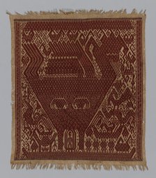 Tampan (Ceremonial Cloth), Indonesia, 19th century. Creator: Unknown.