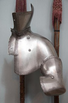 Reinforcing Plates of armour for the Tilt, Austrian, Innsbruck, dated 1551. Creator: Unknown.