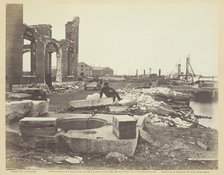 Ruins of Norfolk Navy Yard, Virginia, December 1864. Creator: James Gardner.