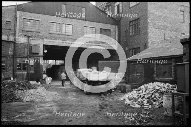 Wear Flint Glass Works, Alfred Street, Millfield, Sunderland, 1961. Creator: Eileen Deste.