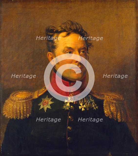 Portrait of General Yermolay Fyodorovich Kern (1765-1841), before 1825.