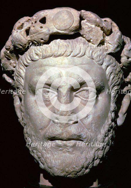 Head of the Roman Emperor Diocletian, 3rd century. Artist: Unknown