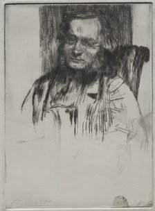 Edwin Edwards, 1861. Creator: Alphonse Legros (French, 1837-1911).