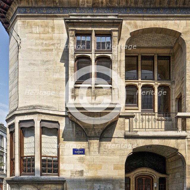 Hotel Otlet, 13 Rue de Florence, Brussels, Belgium, c2014-2017. Artist: Alan John Ainsworth.