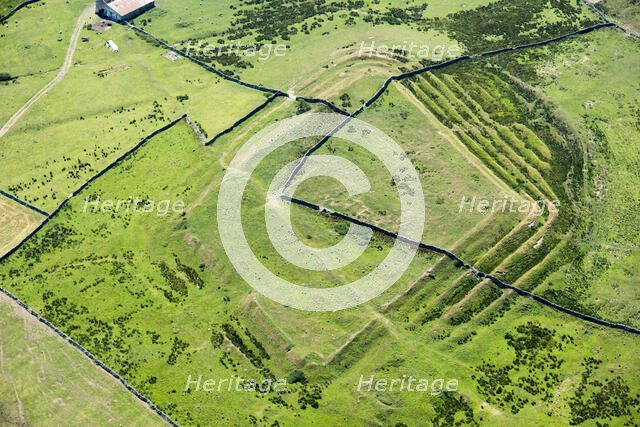 Whitley Castle Roman fort, Northumberland, 2018. Creator: Emma Trevarthen.