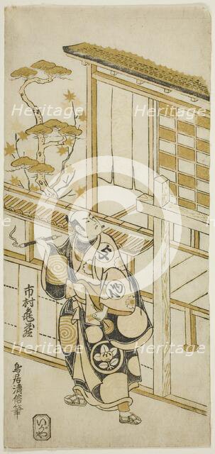 The Actor Ichimura Kamezo I as Tanba Yosaku, c. 1754. Creator: Torii Kiyonobu II.