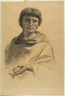 Central Figure, study for The Life of Saint Louis, King of France, c. 1878. Creator: Alexandre Cabanel.