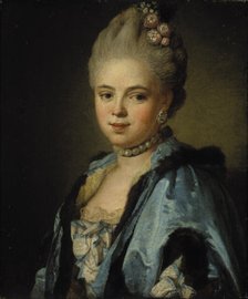 Portrait of a Lady, c1770. Creator: Lorens Pasch the Younger.