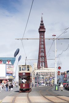 Promenade, Blackpool, Lancashire, 2017. Creator: Alun Bull.