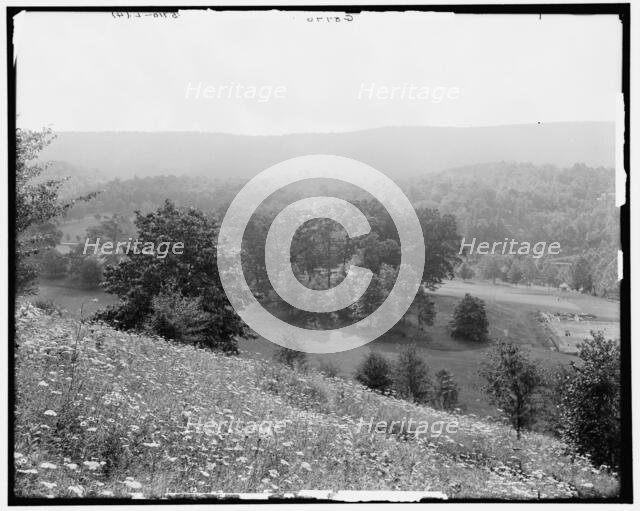 The Homestead from Sunset Hill, Hot Springs, Va., c1913. Creator: Unknown.