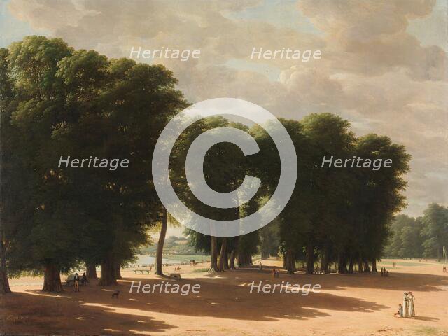 The Entrance to the Park of Saint-Cloud, Paris, 1809. Creator: Pieter Rudolph Kleijn.