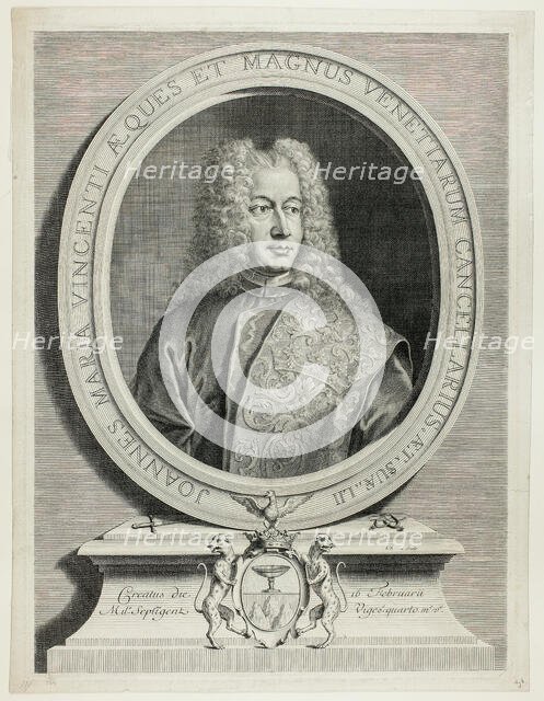 Joannes Maria Vincenti, n.d. Creator: Jacques II Chereau.